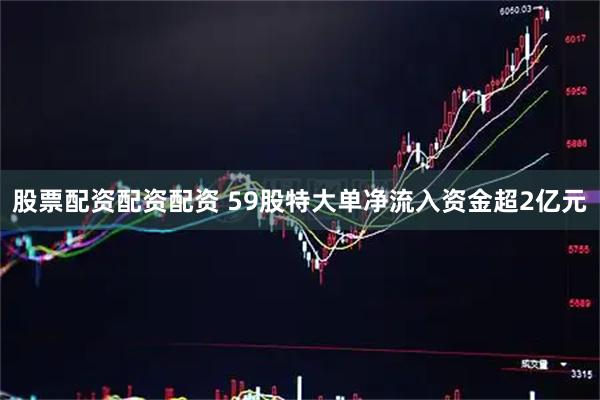 股票配资配资配资 59股特大单净流入资金超2亿元